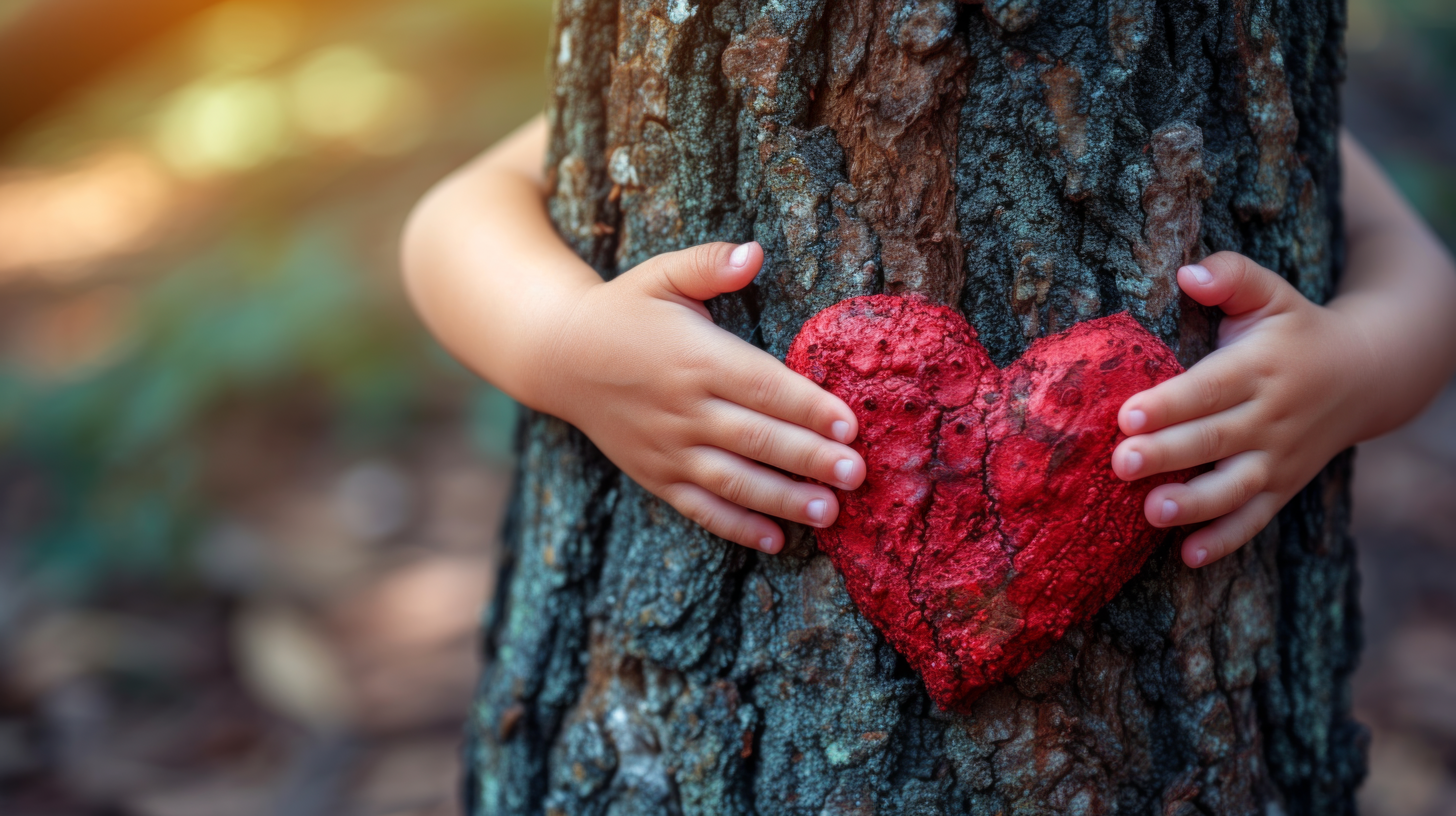abbracciare gli alberi