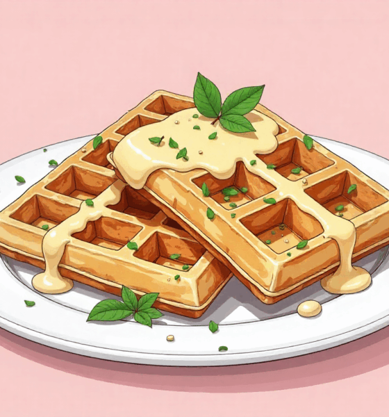 Waffle salati