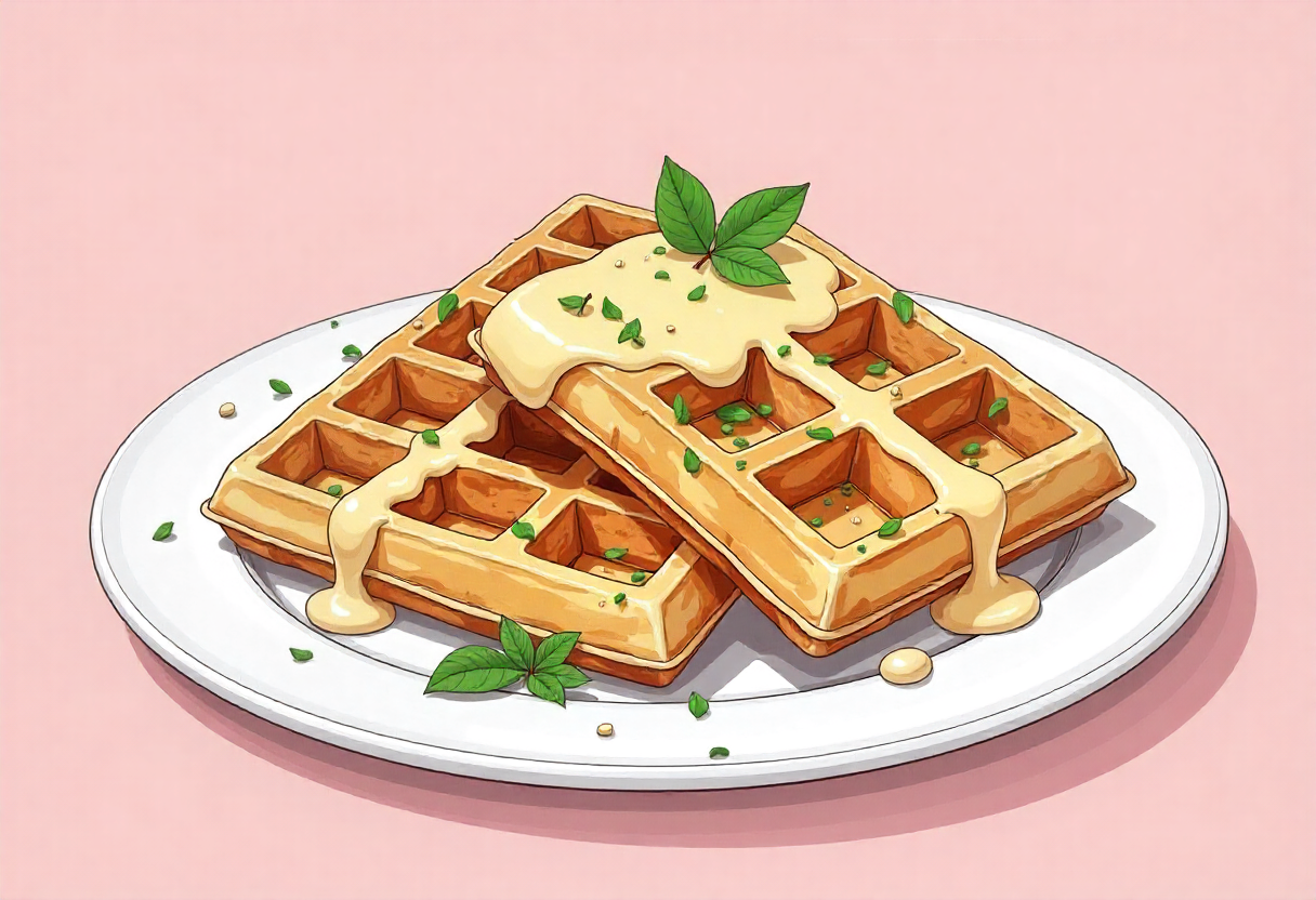 Waffle salati