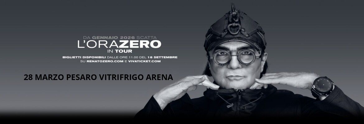 l'ora zero tour renato zero