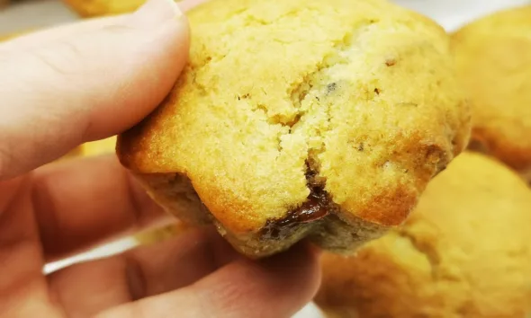 Muffin pera, limone e fragola