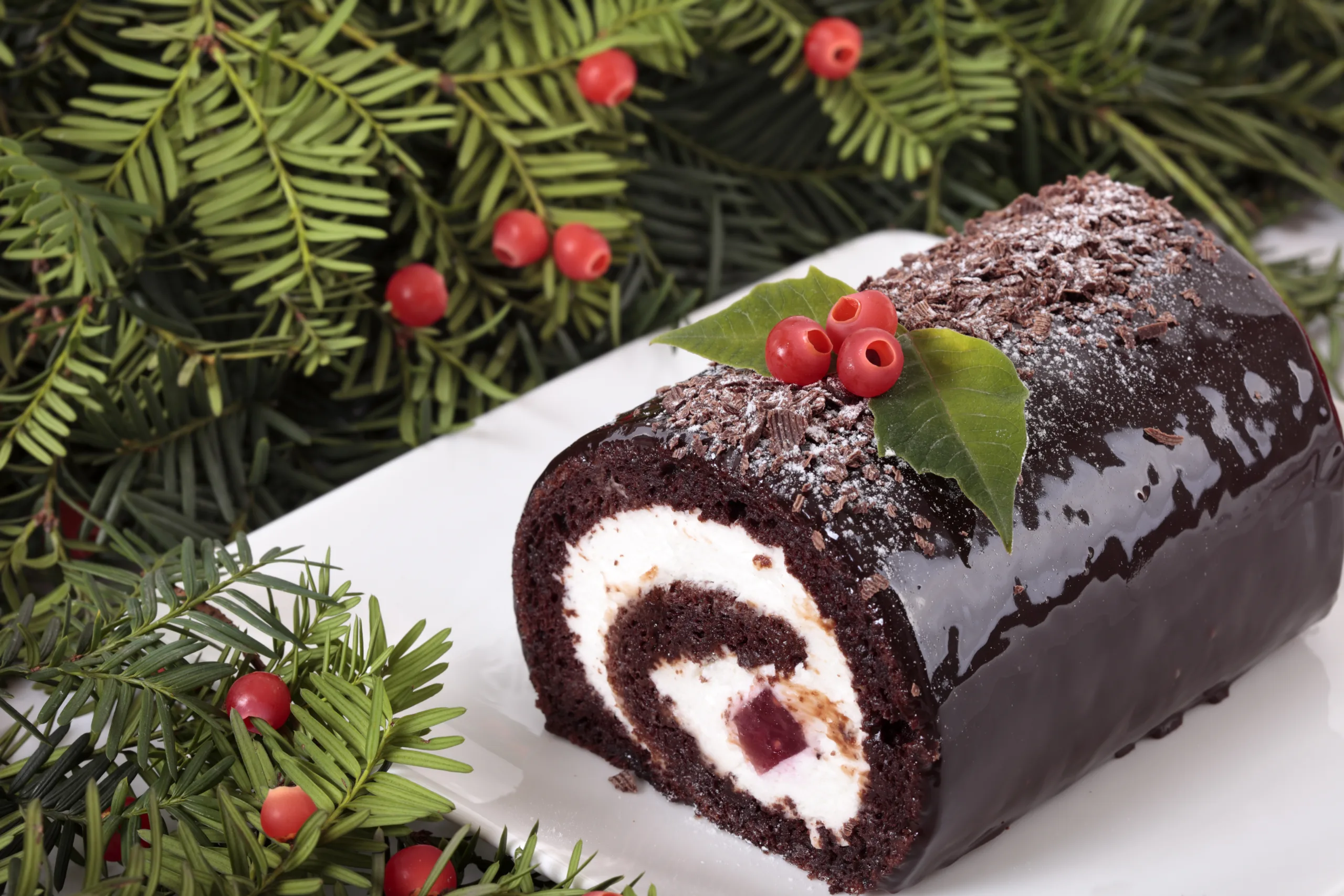dolci delle feste tronchetto di cioccolato