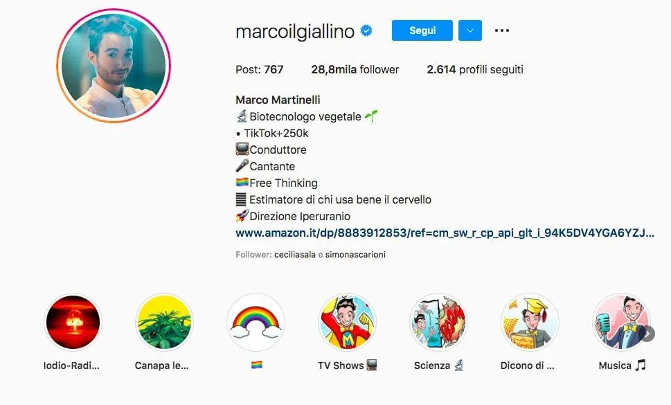 Gli influencer scientifici