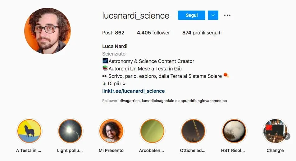 Gli influencer scientifici